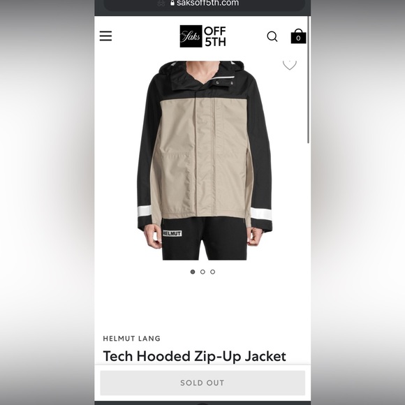 Helmut Lang Tech Hooded Zip-Up Jacket [SOLD] - Picture 2 of 7